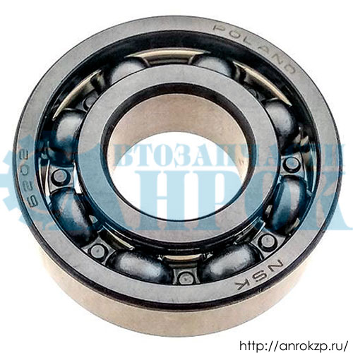 Подшипник генератора передний HYUNDAI HD65/78 дв.D4DD KOREA 37331-45500 / 3733145500 / 6202.