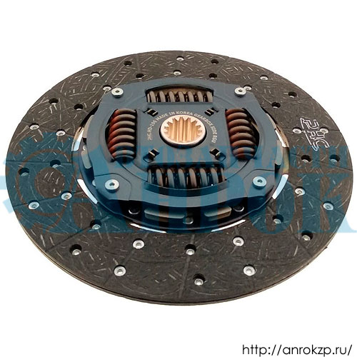 Диск сцепления HYUNDAI HD35 дв.D4CB VALEO KOREA 41100-5M000 / 411005M000 / HDC-196 / HDC196.