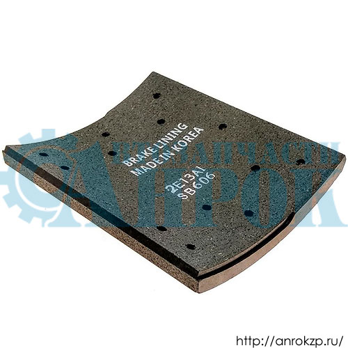 Накладка тормозной колодки заднего колеса 58343-7D942 / 58343-7J500 / 583437D942 / 583437J500 / SL210  (ширина 210мм)(R1) KOREA HYUNDAI HD160/170/250/450.
