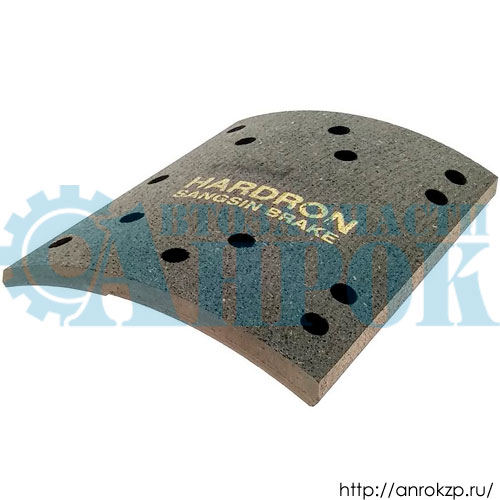 Накладка тормозной колодки заднего колеса 58342-7D940 / 58342-7J500 / 583427D940 / 583427J500 / SL211 (ширина 210мм)(R2 скос) KOREA HYUNDAI HD160/170/250/450.