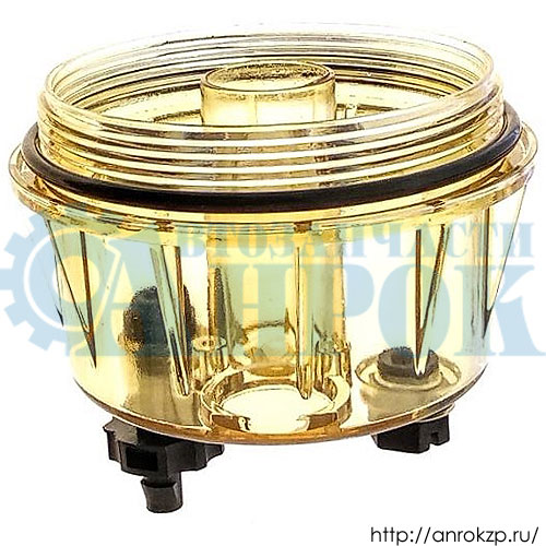 Крышка (колба) фильтра топливного нижняя Hyundai HD120/170 Китай 31943-87000 / 3194387000.